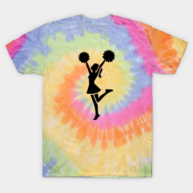 Cheerleader Silhouette T-Shirt by KayBee Gift Shop